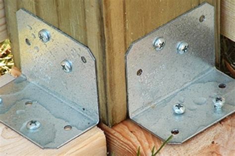 metal bracket for attaching post to house|wood post mounting brackets.